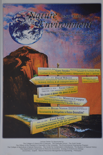 Teale Lecture Series Poster 1998-1999